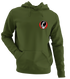 University of Cincinnati - Premium Grateful Dead Left Chest Hoodie - Military Green