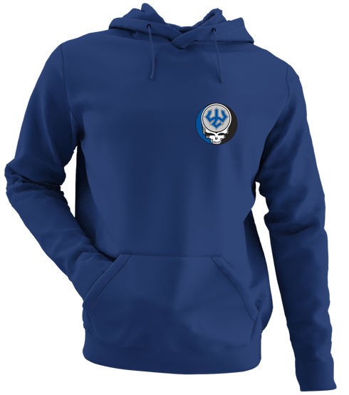 Washington & Lee - Premium Grateful Dead Left Chest Hoodie - Navy