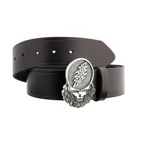 Grateful Dead - Limited Edition - Cornell '77 - Steal Your Face Sterling Silver Belt Buckle - StealieShop