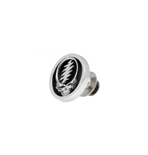 Grateful Dead - Steal Your Face Sterling Silver Pin - StealieShop