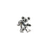 Grateful Dead - Dancing Bear Sterling Silver Pin - StealieShop