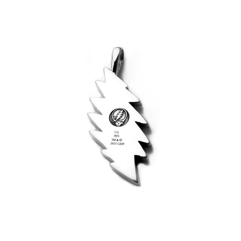 Grateful Dead - 13-Point Lightning Bolt Celtic Knot Sterling Silver Charm Necklace - StealieShop