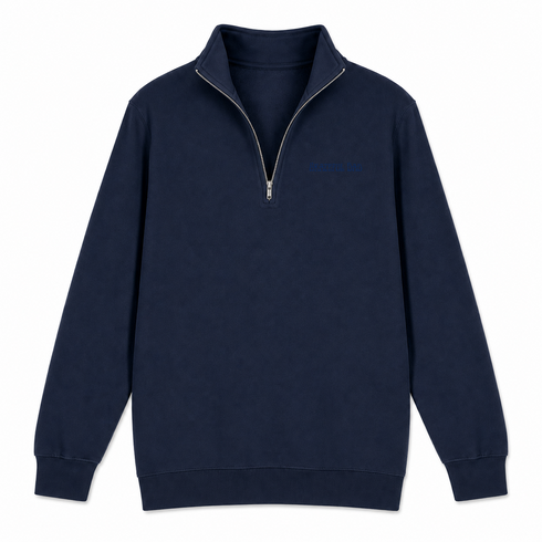 Grateful Dad - Premium Grateful Dead Quarter-Zip Pullover - Navy - 4