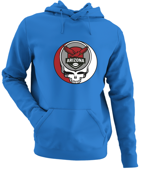 Arizona Football - Premium Grateful Dead Hoodie - Royal - 5