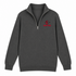 Hartford Lax Bear - Premium Grateful Dead Quarter-Zip Pullover - Charcoal - 6