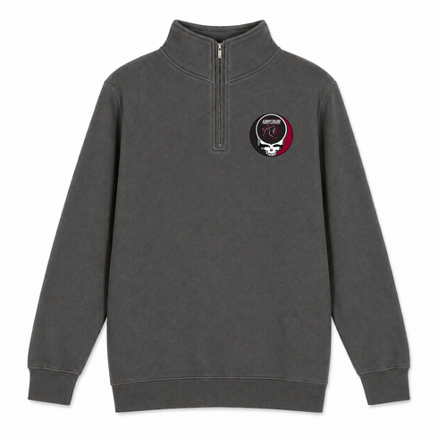 Albany Collegy of Pharmacy - Premium Grateful Dead Quarter-Zip Pullover - Charcoal - 5