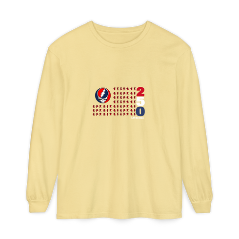 America 250 Life is dead. Stealie Long-Sleeve Shirt