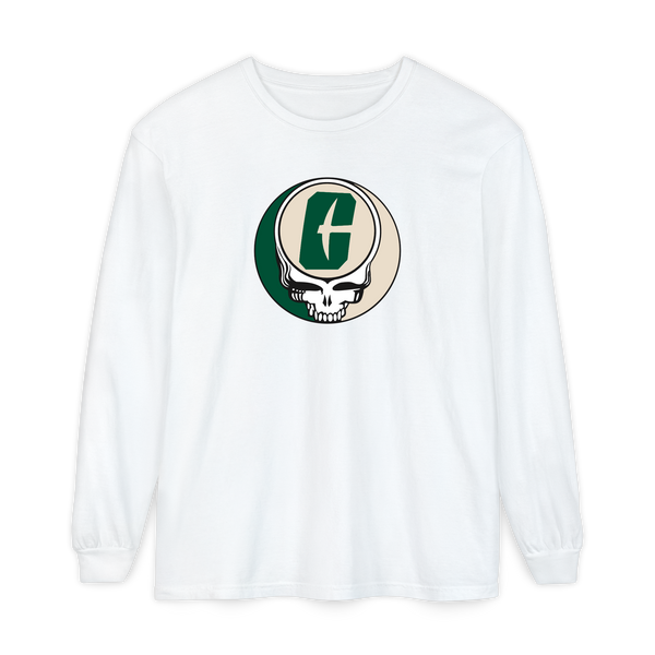 UNC Charlotte Stealie Premium Garment-Dyed Long Sleeve Shirt
