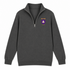 LSU Jerry - Life is dead.® - Premium Grateful Dead Quarter-Zip Pullover - Charcoal - 6