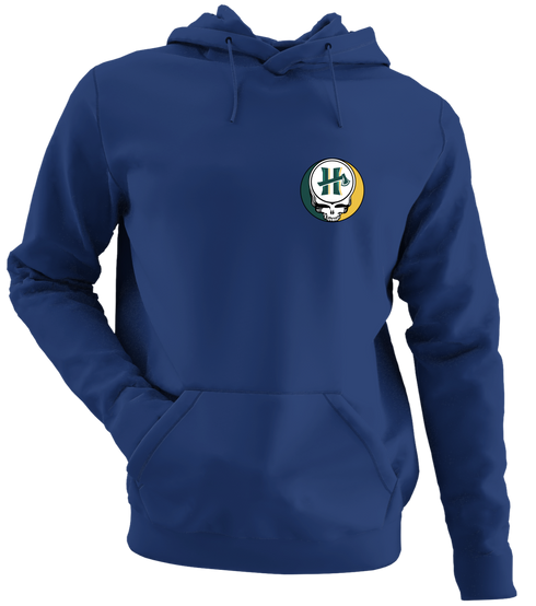 Humboldt State University - Premium Grateful Dead Left Chest Hoodie - Navy