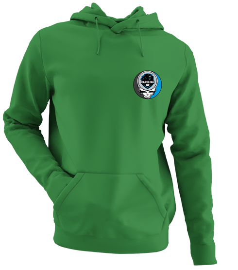 Carolina Football - Premium Grateful Dead Left Chest Hoodie - Irish Green - 6
