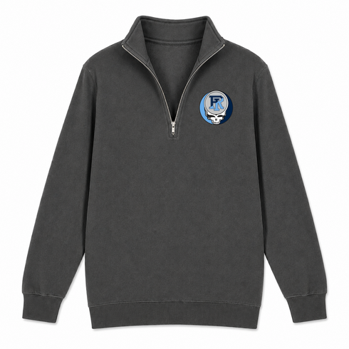 University of Rhode Island - Premium Grateful Dead Quarter-Zip Pullover - Charcoal - 6