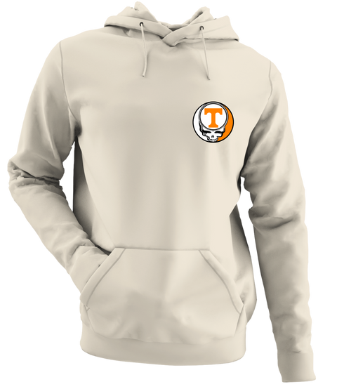 University of Tennessee - Premium Grateful Dead Left Chest Hoodie - Sand - 3