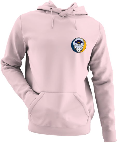 UC Santa Barbara - Premium Grateful Dead Left Chest Hoodie - Light Pink