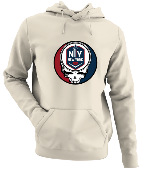 New York Football - Premium Grateful Dead Hoodie - Sand - 3