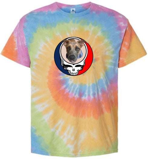 1464 - Custom Stealie Tie-Dye