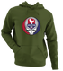 Houston Football - Premium Grateful Dead Hoodie - Military Green - 7
