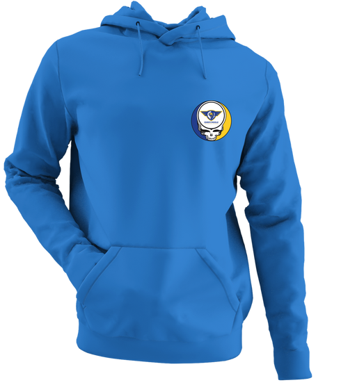 Embry Riddle - Premium Grateful Dead Left Chest Hoodie - Royal