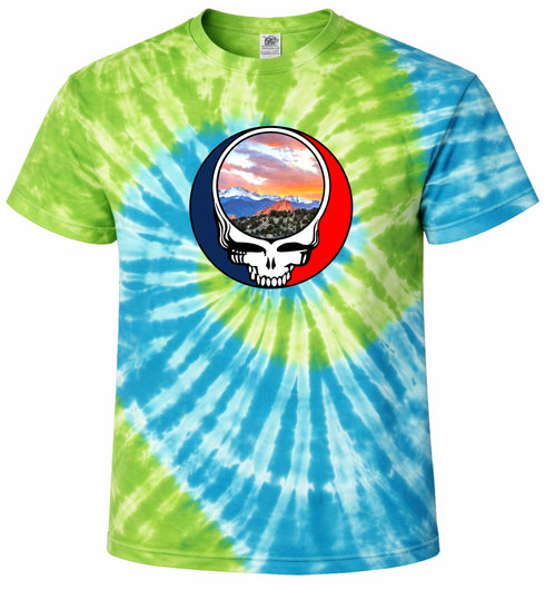 1596 - Custom Stealie Tie-Dye