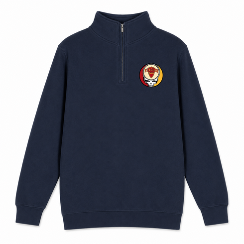 Flagler - Premium Grateful Dead Quarter-Zip Pullover - Navy - 3