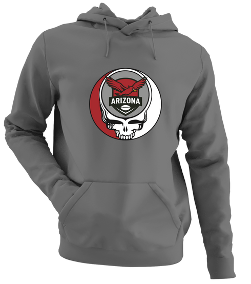 Arizona Football - Premium Grateful Dead Hoodie - Charcoal - 8