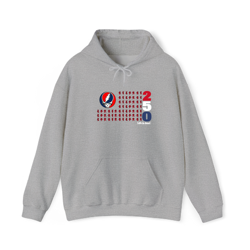 America 250 Life is dead. Stealie Hoodie