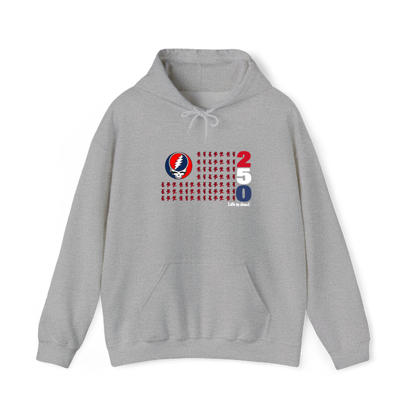 America 250 Life is dead. Stealie Hoodie