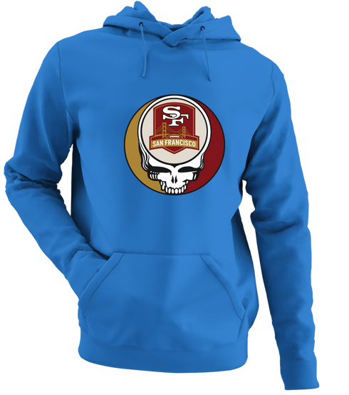 San Francisco Football - Premium Grateful Dead Hoodie - Royal - 5