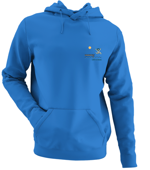 Lake Life Jerry - Life is dead.® - Premium Grateful Dead Left Chest Hoodie - Heather Royal - 5