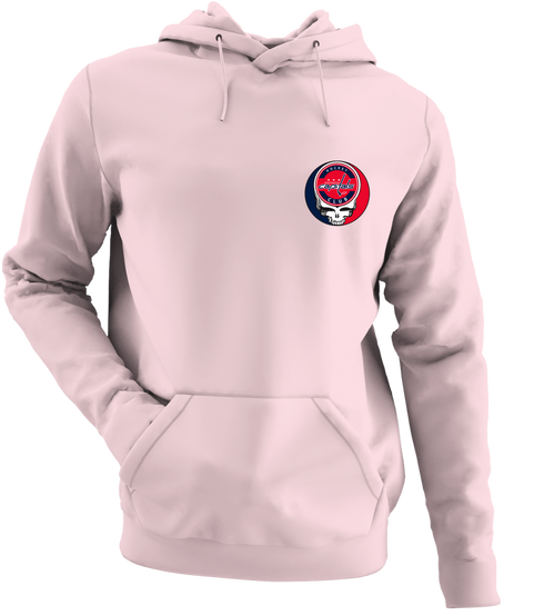 Washington Capitals - Premium Grateful Dead Left Chest Hoodie - Light Pink - 4