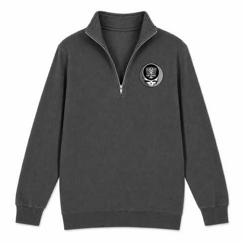 Las Vegas Football - Premium Grateful Dead Quarter-Zip Pullover - Charcoal - 6