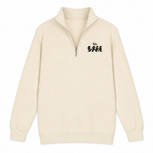 The Bears - Life is dead.® - Premium Grateful Dead Quarter-Zip Pullover - Sand - 2