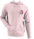 UMASS Amherst - Premium Grateful Dead Left Chest Hoodie - Light Pink - 4