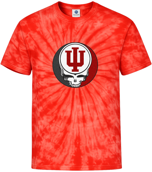 Indiana University Stealie Tie-Dye Grateful Dead T-Shirt