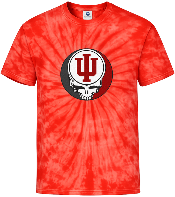 Indiana University Stealie Tie-Dye Grateful Dead T-Shirt