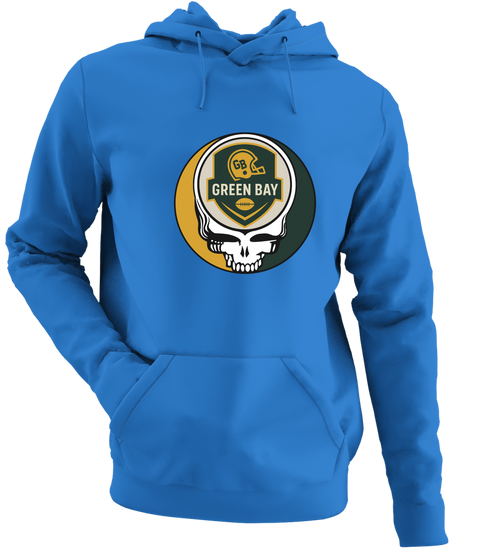 Green Bay Football - Premium Grateful Dead Hoodie - Royal - 5