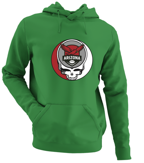 Arizona Football - Premium Grateful Dead Hoodie - Irish Green - 6