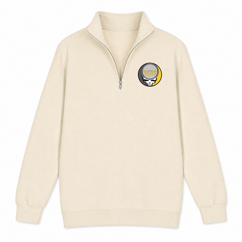 Cedar Crest - Premium Grateful Dead Quarter-Zip Pullover - Sand - 2