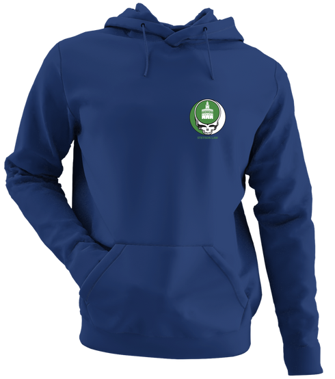 Stetson Law - Premium Grateful Dead Left Chest Hoodie - Navy - 2