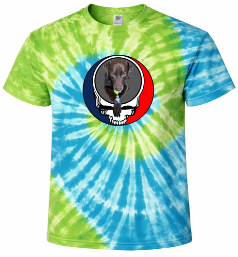 1457 - Custom Stealie Tie-Dye