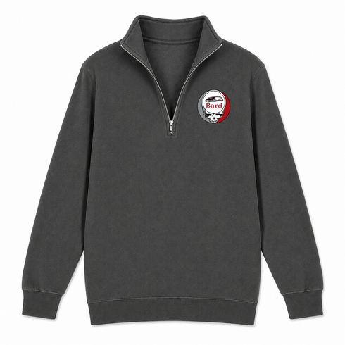 Bard College - Premium Grateful Dead Quarter-Zip Pullover - Charcoal - 6