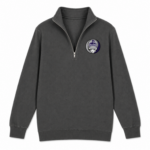 Furman - Premium Grateful Dead Quarter-Zip Pullover - Charcoal - 6