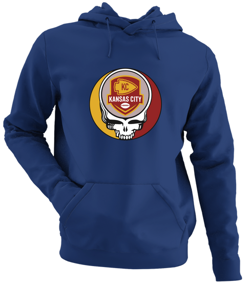 Kansas City Football - Premium Grateful Dead Hoodie - Navy - 2