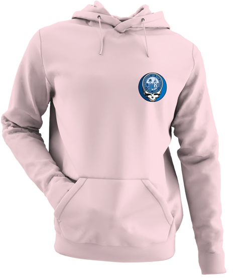 San Diego - Premium Grateful Dead Left Chest Hoodie - Light Pink