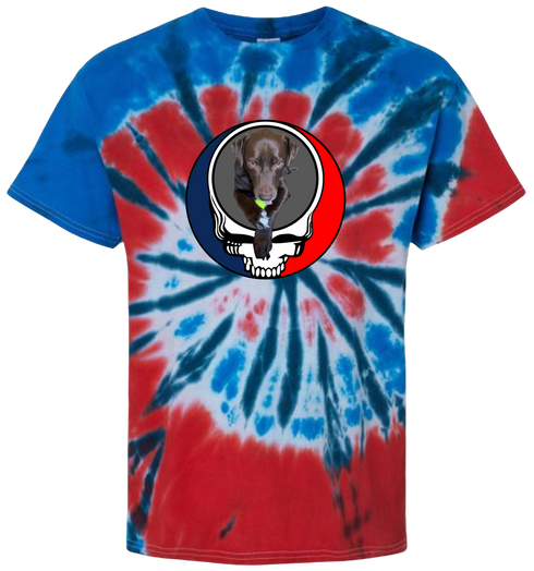 1457 - Custom Stealie Tie-Dye