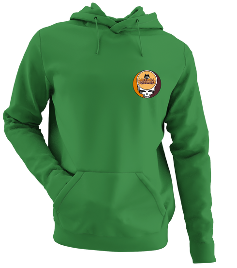 Loyola Chicago - Premium Grateful Dead Left Chest Hoodie - Irish Green - 6
