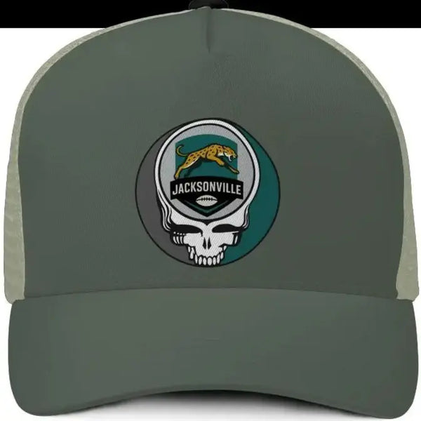 Grateful Dead - The Gridiron Collection: Jacksonville Football Edition Stealie Trucker Cap - StealieShop