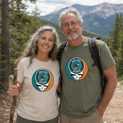 San Jose Sharks Grateful Dead T-Shirt