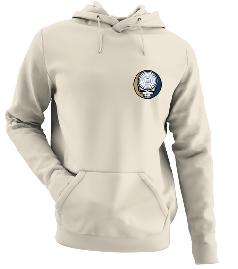 Juniata - Premium Grateful Dead Left Chest Hoodie - Sand - 3