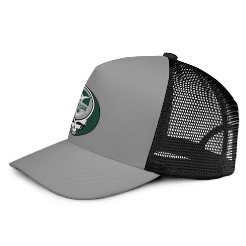 Grateful Dead - New York Jets Stealie Trucker Cap - StealieShop